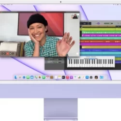 Apple iMac 24" 4.5K M1 Chip 8-Core GPU Magic Keyboard with Numeric Keypad 8GB/256GB